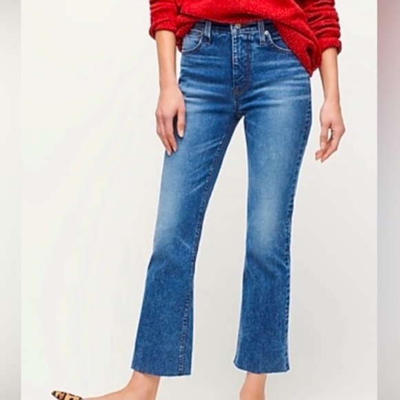 J. Crew Classic Blue Cropped Jeans - Picture 5 of 9